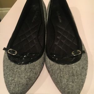 Women’s flats by Kelly & Katie tweed pattern